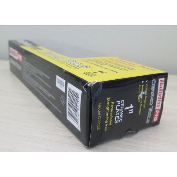 BaByliss PRO CT2555 Ceramic Tools 1" Professional Straightening Iron - Picture 5 of 5